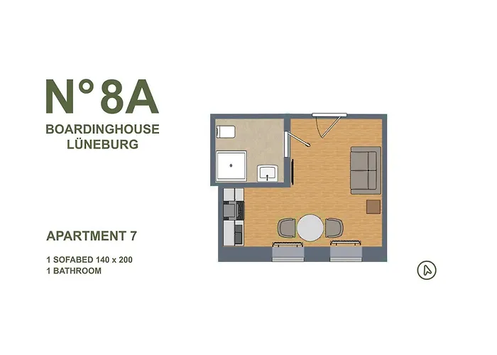 Appartement 07 No 8a Boardinghouse *